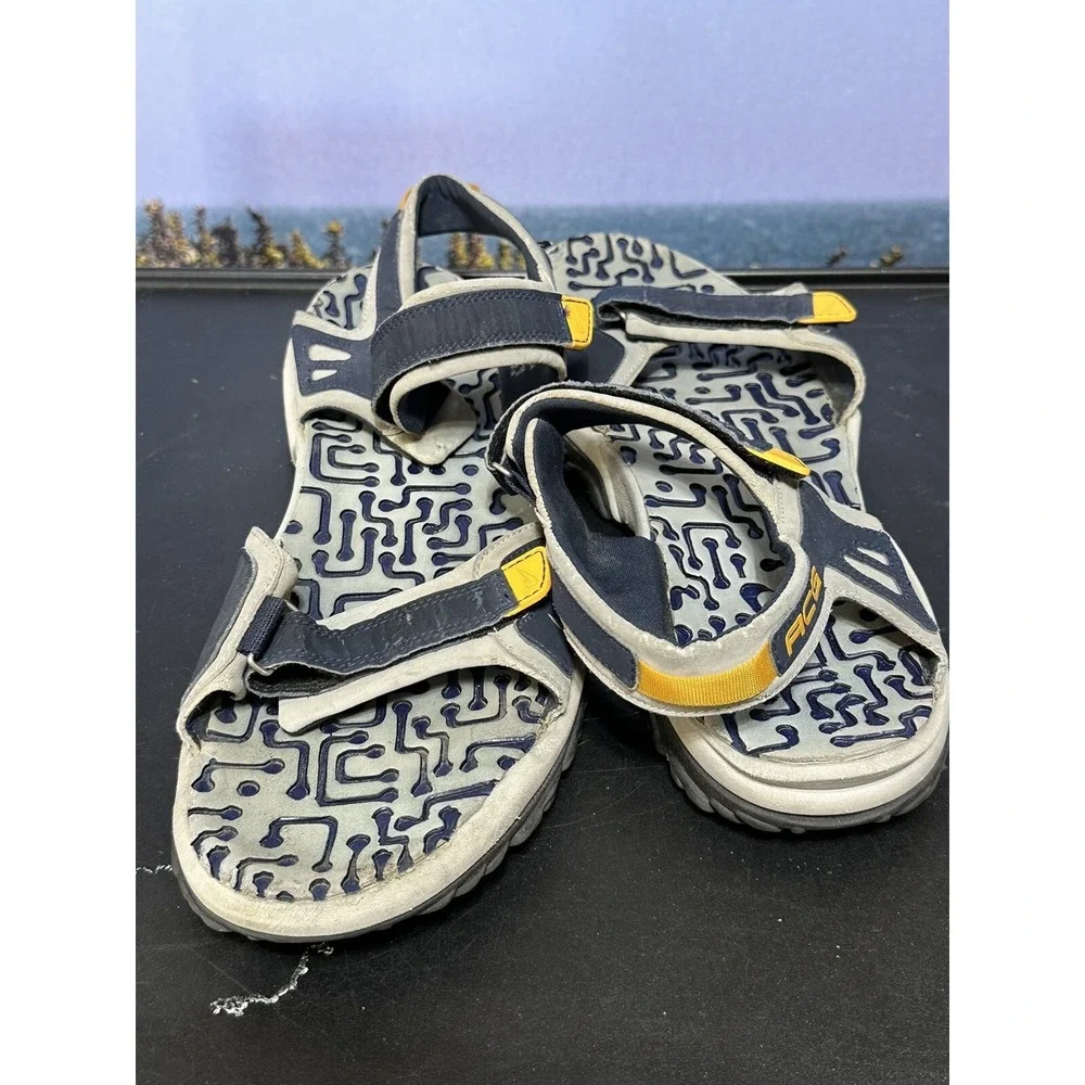 Nike ACG‎ Mens 14 Hiking Trail Ankle Strap Sport Sandal Navy Blue Shoes